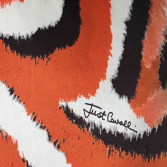 Roberto Cavalli Silk Logo Pillow - Picture 3 of 6